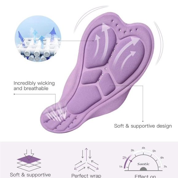 Triathlon Women’s Santic One-Piece Tri Suit Quick-Dry Running Swimming Cycling M - Picture 6 of 10